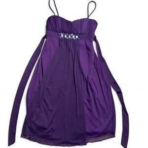 Elegant Purple Women's Dress
